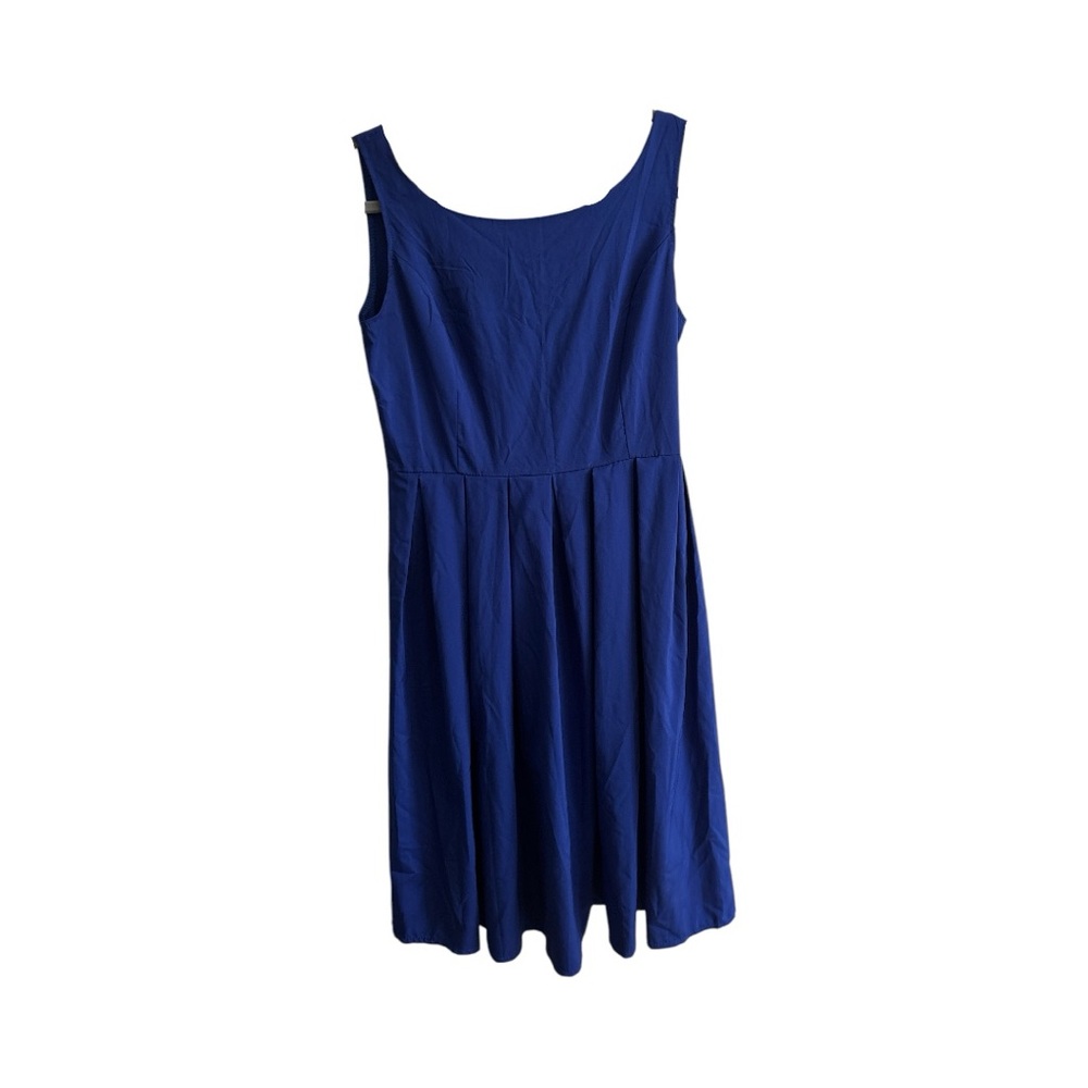 Elegant Blue Midi Dress